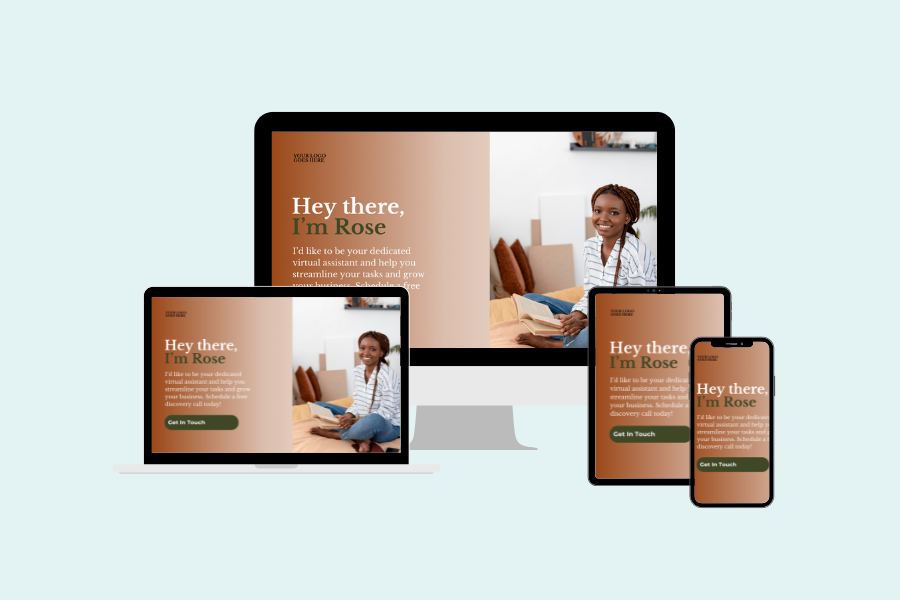 Virtual Assistant website template (1)