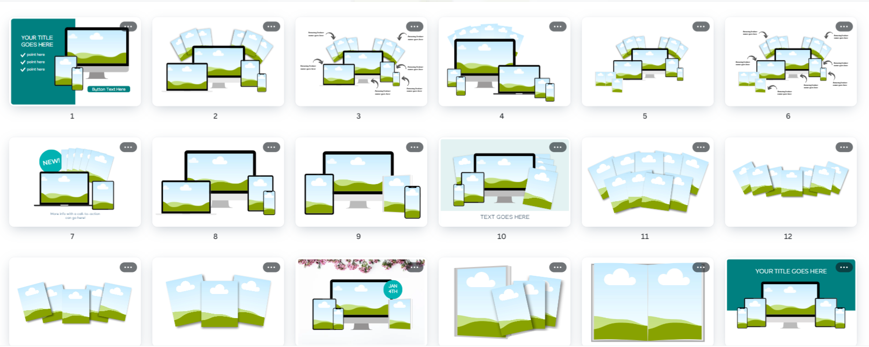 digital products canva mockups for govirtual academy members